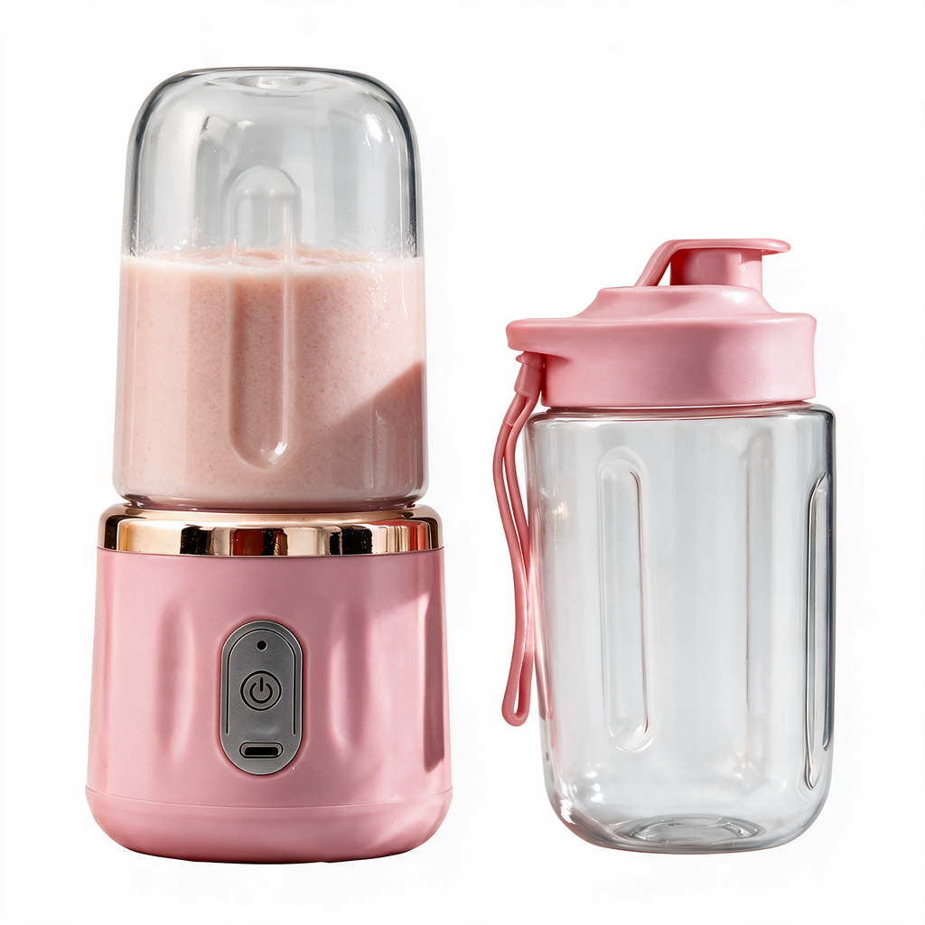 Mixeur portable 6 lames – Rose vif
