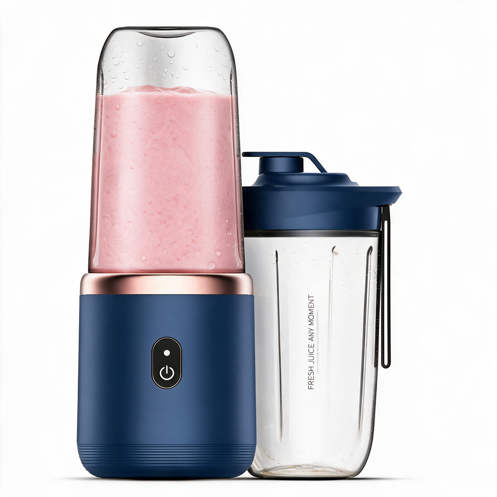 Mixeur portable 6 lames — Bleu foncé de Tunisie